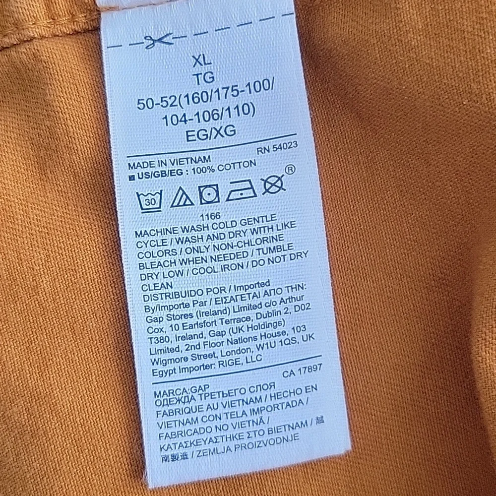 GAP Utility Jacket, XL, Ochre - Picture 11 of 12
